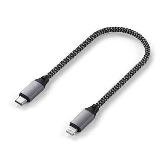 USB-C to Lightning cable 25 cm Grey - Satechi