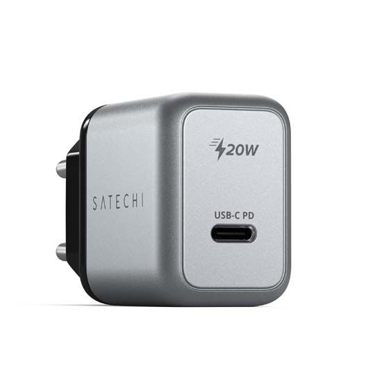 20W USB-C PD Wall Charger Space Gray - Satechi