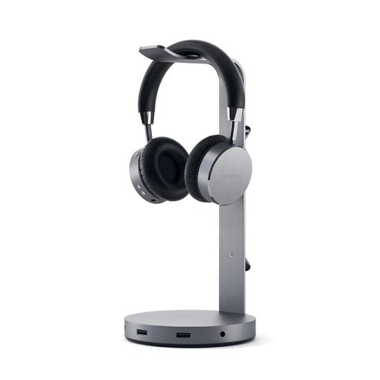 Aluminum USB Headphone Stand Space Gray - Satechi