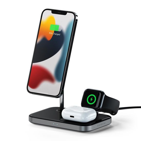 3-en-1 magnetic wireless charging stand - Satechi