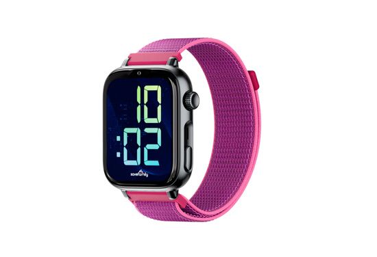 SaveWatch Plus 2 SmartWatch  for kids Black/Frambuesa - SaveFamily