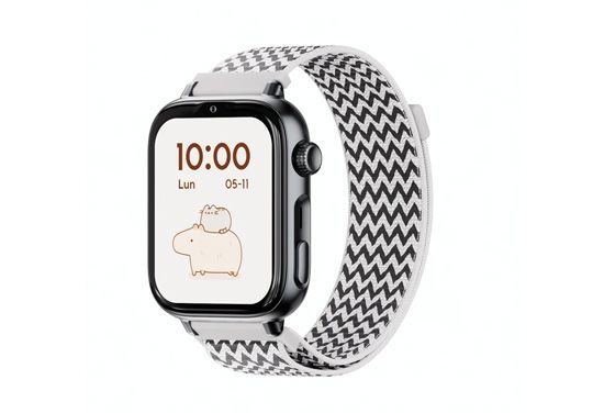 SaveWatch Plus 2 SmartWatch  for kids Black/ZigZag - SaveFamily