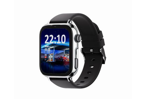 SaveWatch Plus 2 SmartWatch  for kids Silver/Black is black - SaveFamily