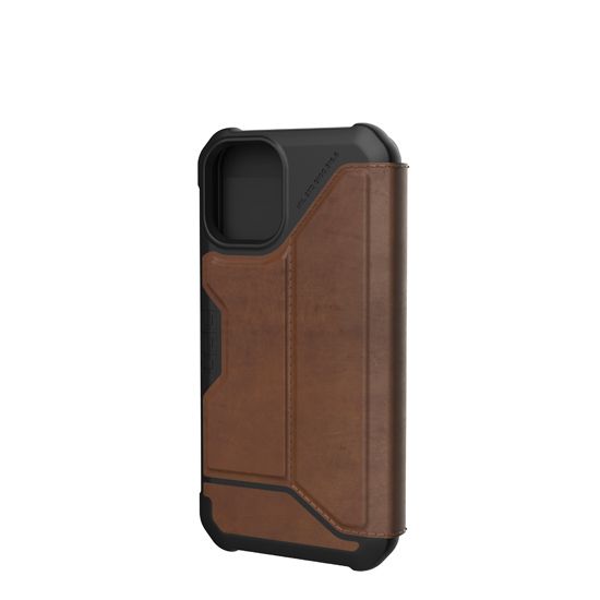 Metropolis iPhone 12 Mini Leather Brown - UAG