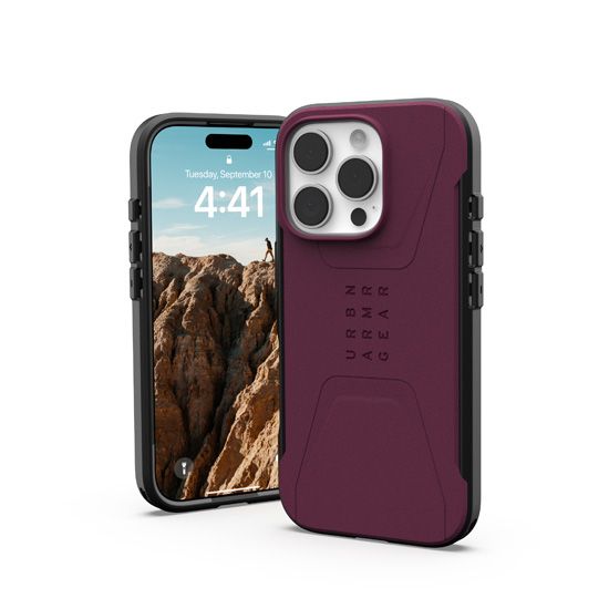 Civilian MagSafe iPhone 16 Pro Bordeaux - UAG