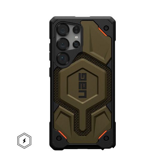 Monarch Pro Samsung S25 Ultra Green Kevlar element shell - UAG