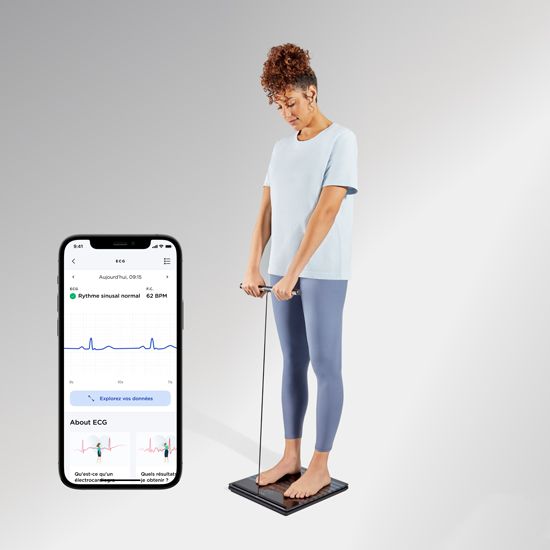 Withings Body Scan Scale - Connected Health Station (Black)
