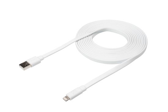 USB to Lightning flat cable (3m) White - Xtorm