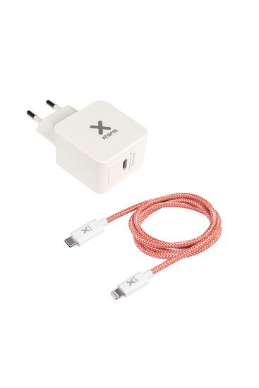 AC Adapter + Lightning cable PD White - Xtorm