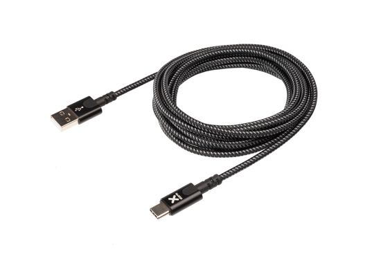 Original USB to USB-C cable (3m) Black - Xtorm
