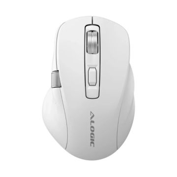 Apex Bluetooth USB-C Rechargeable 7 Keys Programmable Mouse White