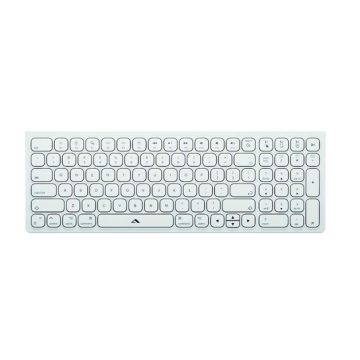 Echelon Compact USB-C Rechargeable Wireless AZERTY Keyboard White