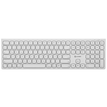 Echelon AZERTY Wireless USB-C Rechargeable Keyboard White