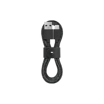 Eco Belt Cable USB-A to Lightning 1.2m Black