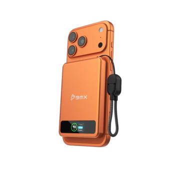 SolidSafe&trade; 5000mAh Solid-State Magnetic Power Bank Orange