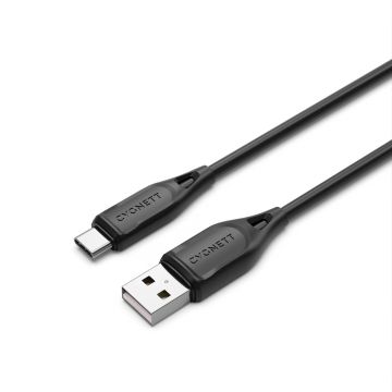 Essential USB-C to USB-A cable (1m) Black