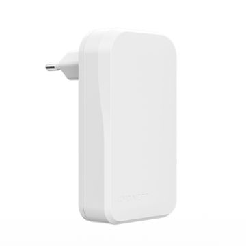 Dual USB-C GaN Slim Wall Charger 65W White