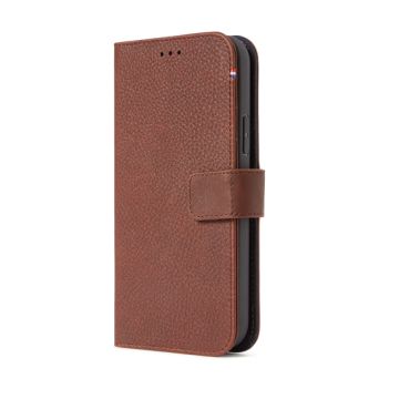 Detachable leather folio MagSafe iPhone 12 Mini Brown 