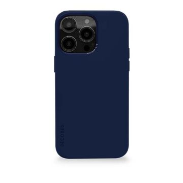 Antimicrobial Silicone Case MagSafe for iPhone 14 Pro Navy