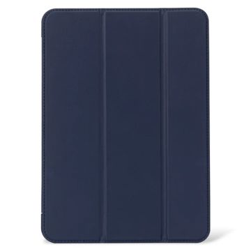 Textured Silicone Slim iPad (11th-10th gen) Navy Peony Blue