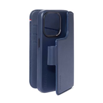 MagSafe Leather Detachable Folio iPhone 15 Navy