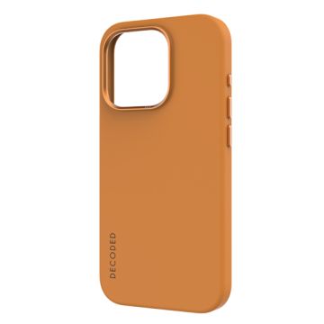Antimicrobial Silicone Case MagSafe for iPhone 15 Pro Apricot