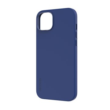 Antimicrobial Silicone Case MagSafe for iPhone 15 Plus Blue