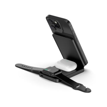 4-in-1 Magnetic Powerbank 8000 mAh Noir