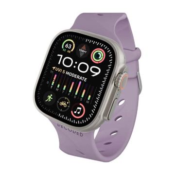 Ares Splice Silicone Watch Band 44/45/46/49mm Purple