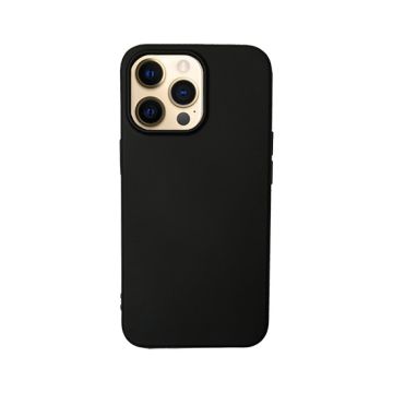 Liquid TPU case iPhone 12 & 12 Pro Black Polybag