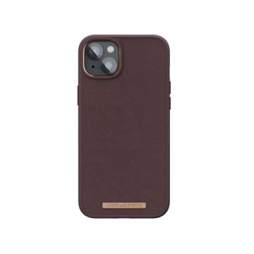 iPhone 14 Plus Leather Cover Brown