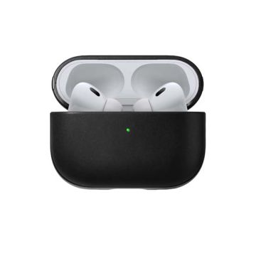 Modern Leather AirPods Pro 2 Case Black