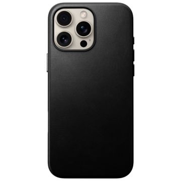 Leather Case Traditional iPhone 16 Pro Max Black
