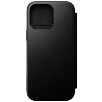 Modern Leather Folio iPhone 16 Pro Max Black