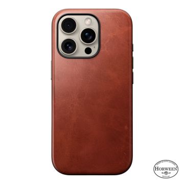 Leather Case Modern Horween iPhone 16 Pro Olde Dublin