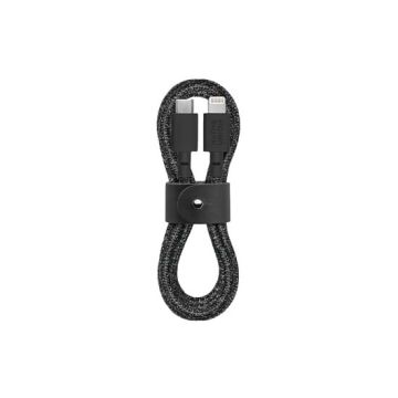 Eco Belt Cable USB-C to Lightning 1.2m Black