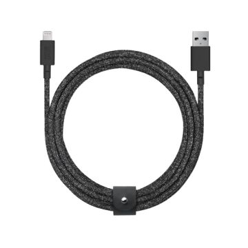 Belt USB to Lightning cable (3m) Black