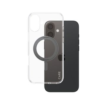 CARE by PanzerGlass® Case Feature Black Kickstand iPhone 16 Plus