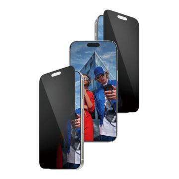 PanzerGlass® 2-Way Privacy Screen Protector iPhone 17 Pro Max \| Ultra-Wide Fit w. FASTFIT IN-A-BOX