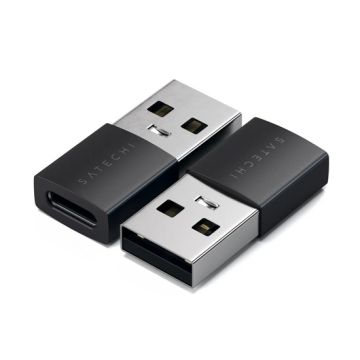Type-A to Type-C Adapter Space Black