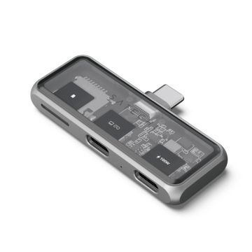 Mobile XR Hub with microSD Reader Space Gray