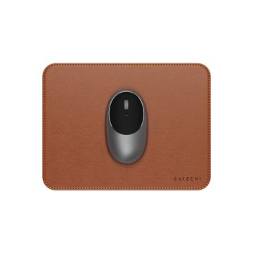 Vegan-Leather Premium Mouse Pad Brown 