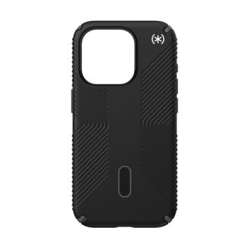 Presidio2 Grip Click-Lock iPhone 15 Pro Black/Grey