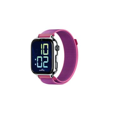 SaveWatch Plus 2 SmartWatch for kids Silver/Frambuesa