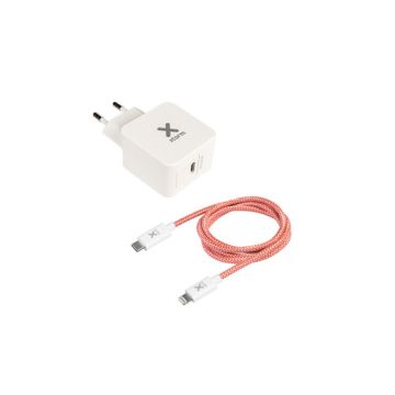 AC Adapter + Lightning cable PD White