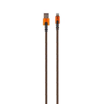 Xtreme USB-A to Lightning cable (1,5m) - Orange/Black